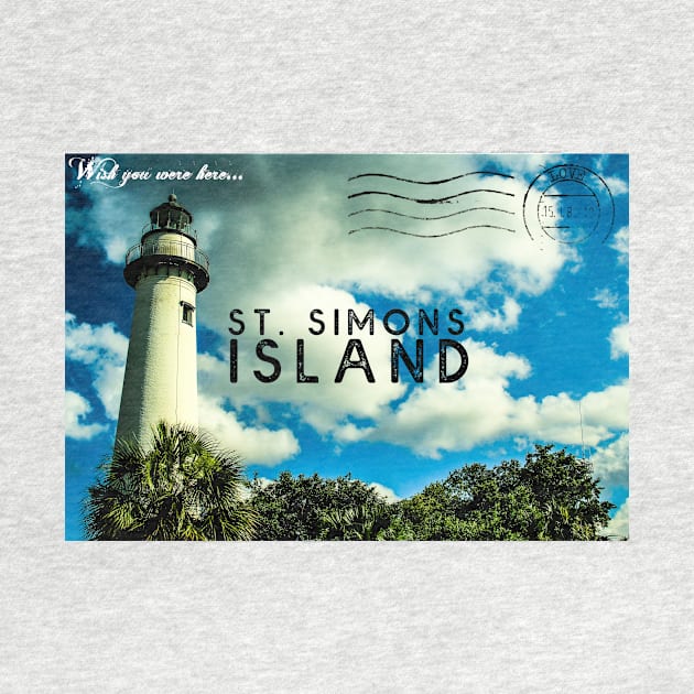 St. Simons Island Postcard (color) by Jeff Allyn Szwast